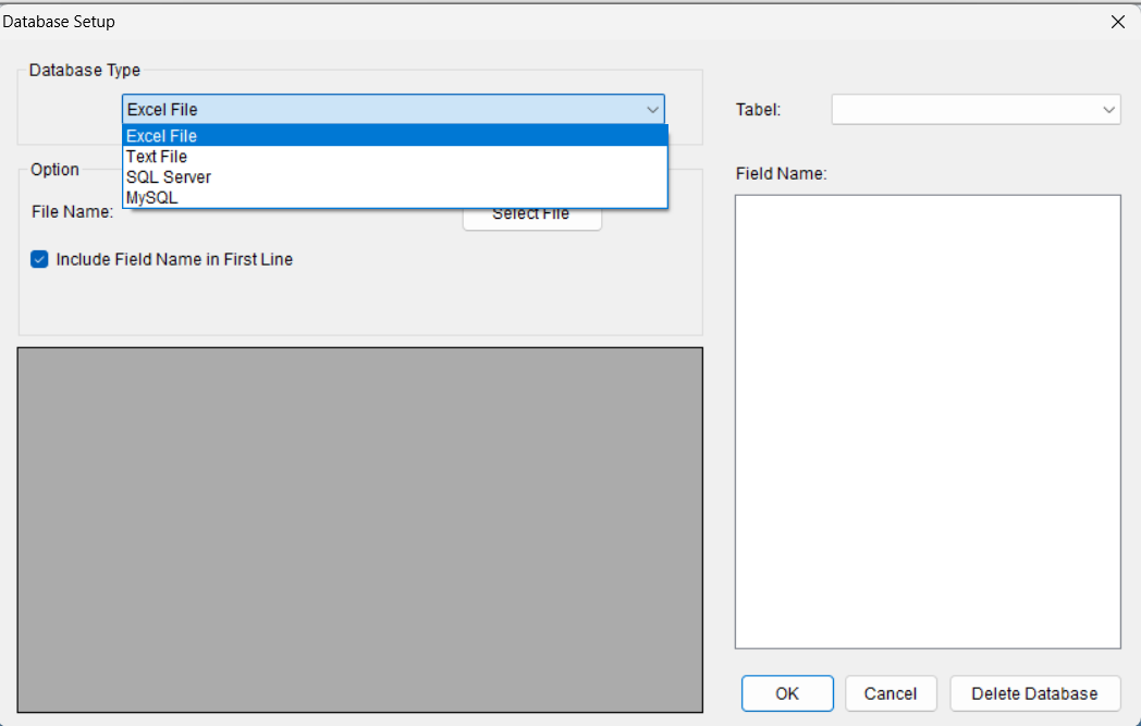 Conexão com banco de dados — Excel, Text, SQL Server e MySQL